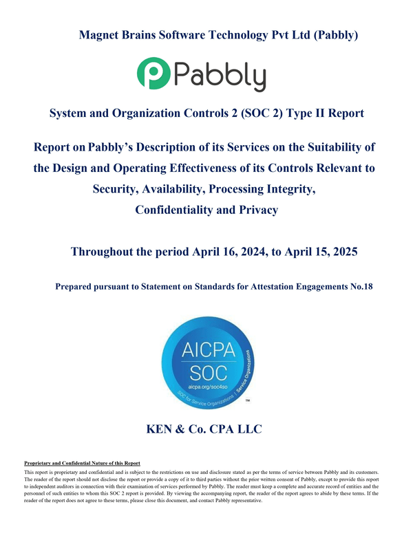 SOC2 Type 2 Compliant Certificate
